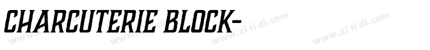 Charcuterie Block字体转换 Charcuterie Block字体转换